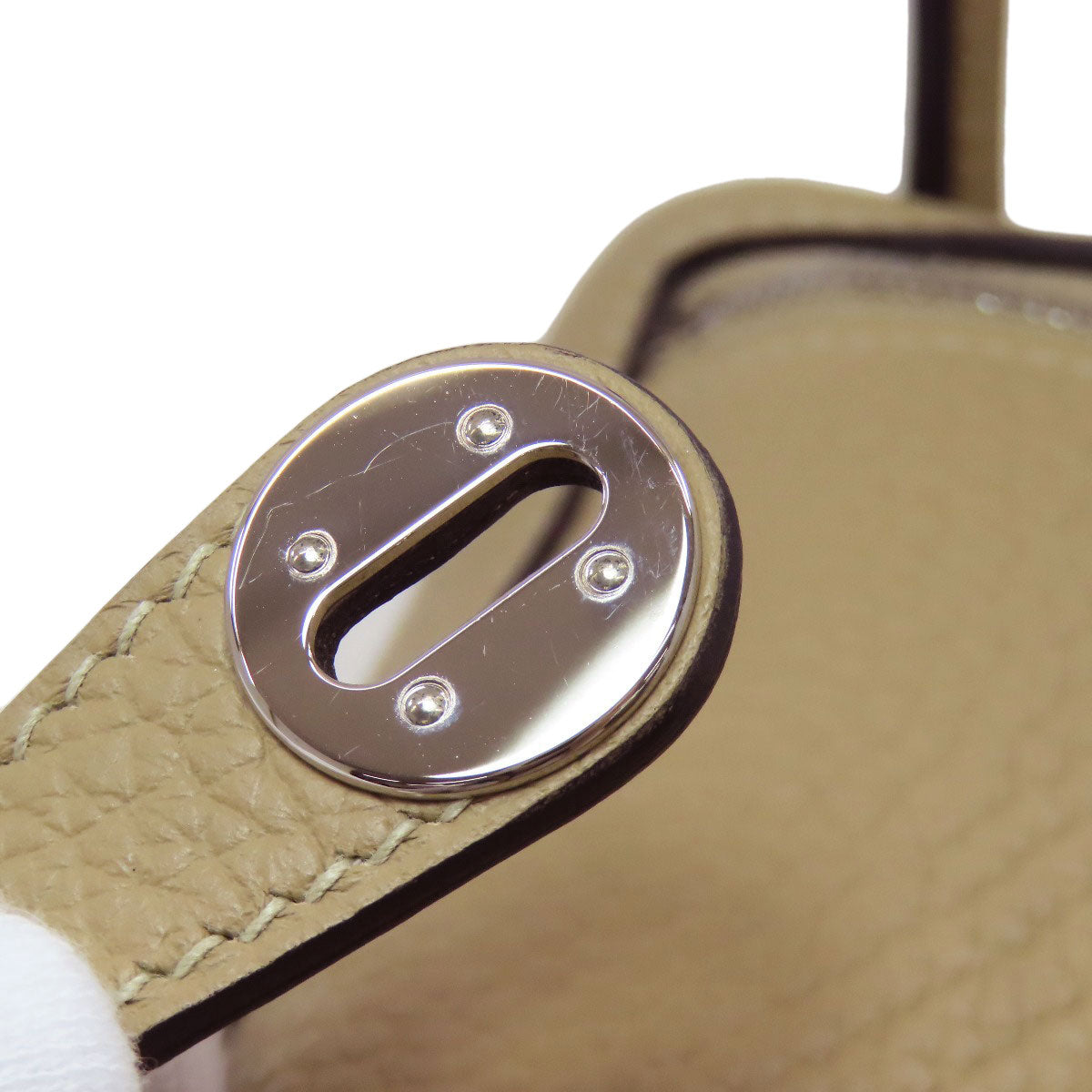 HERMES Lindy Mini Verso Maxica Dolly SilverHardware Handbag Taurillon Clemence Ladies [Used]