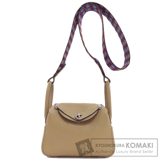 HERMES Lindy Mini Verso Maxica Dolly SilverHardware Handbag Taurillon Clemence Ladies [Used]
