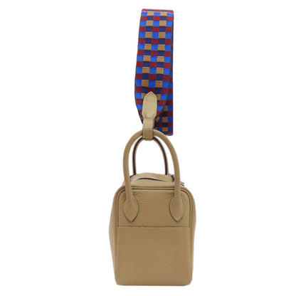 HERMES Lindy Mini Verso Maxica Dolly SilverHardware Handbag Taurillon Clemence Ladies [Used]