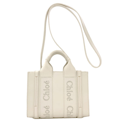 CHLOE Woody Small 2WAY Handbag Calf Ladies [Used]
