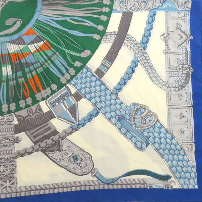 HERMES Carregean Belt and String Scarf Cashmere SilkLadies [Used]