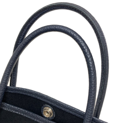 HERMES Garden Party TPM SilverHardware Handbag Towal chevron Ladies [Used]