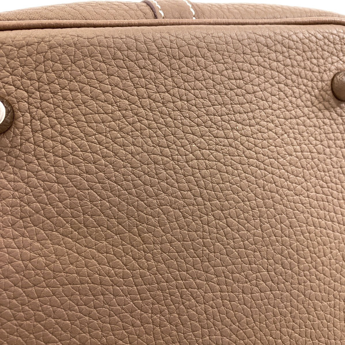HERMES Picotin Lock MM Etoupe SilverHardware Handbag Taurillon Clemence Ladies [Used]