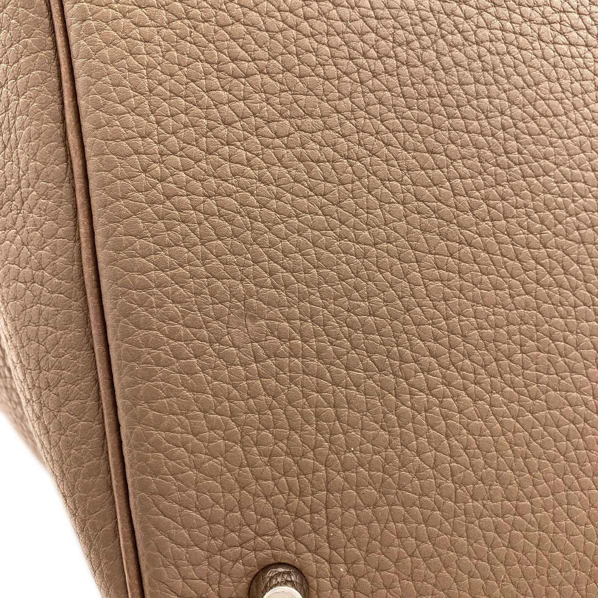HERMES Picotin Lock MM Etoupe SilverHardware Handbag Taurillon Clemence Ladies [Used]