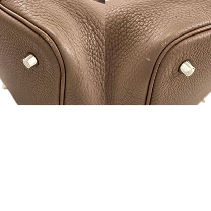 HERMES Picotin Lock MM Etoupe SilverHardware Handbag Taurillon Clemence Ladies [Used]