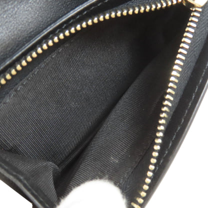 VALENTINO Rock studs Bifold Wallet with Coin Pocket Leather Ladies [Used]