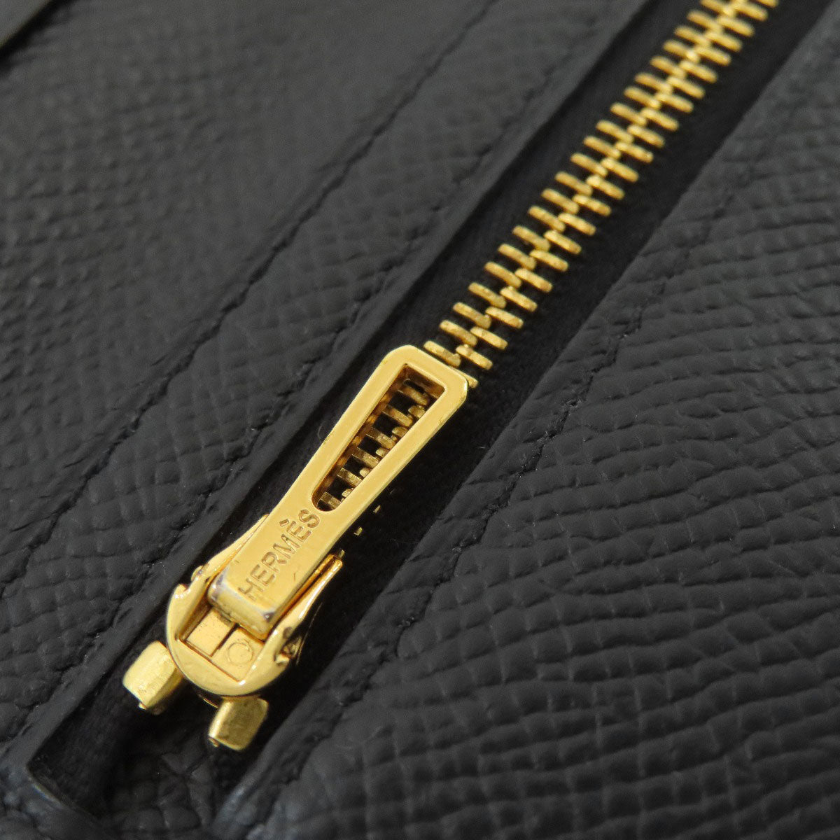 HERMES Barance Free GoldHardware Long wallet (with coin pocket) Epsom Ladies [Used]