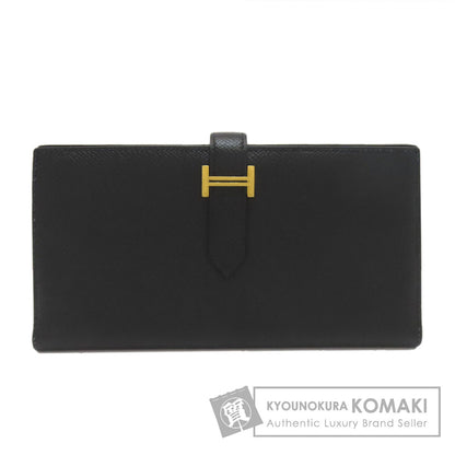 HERMES Barance Free GoldHardware Long wallet (with coin pocket) Epsom Ladies [Used]
