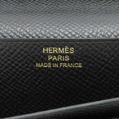 HERMES Barance Free GoldHardware Long wallet (with coin pocket) Epsom Ladies [Used]