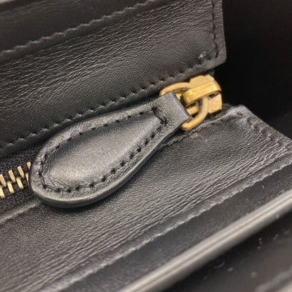 CELINE Luggage nano 2 WAY Handbag Calf Ladies [Used]