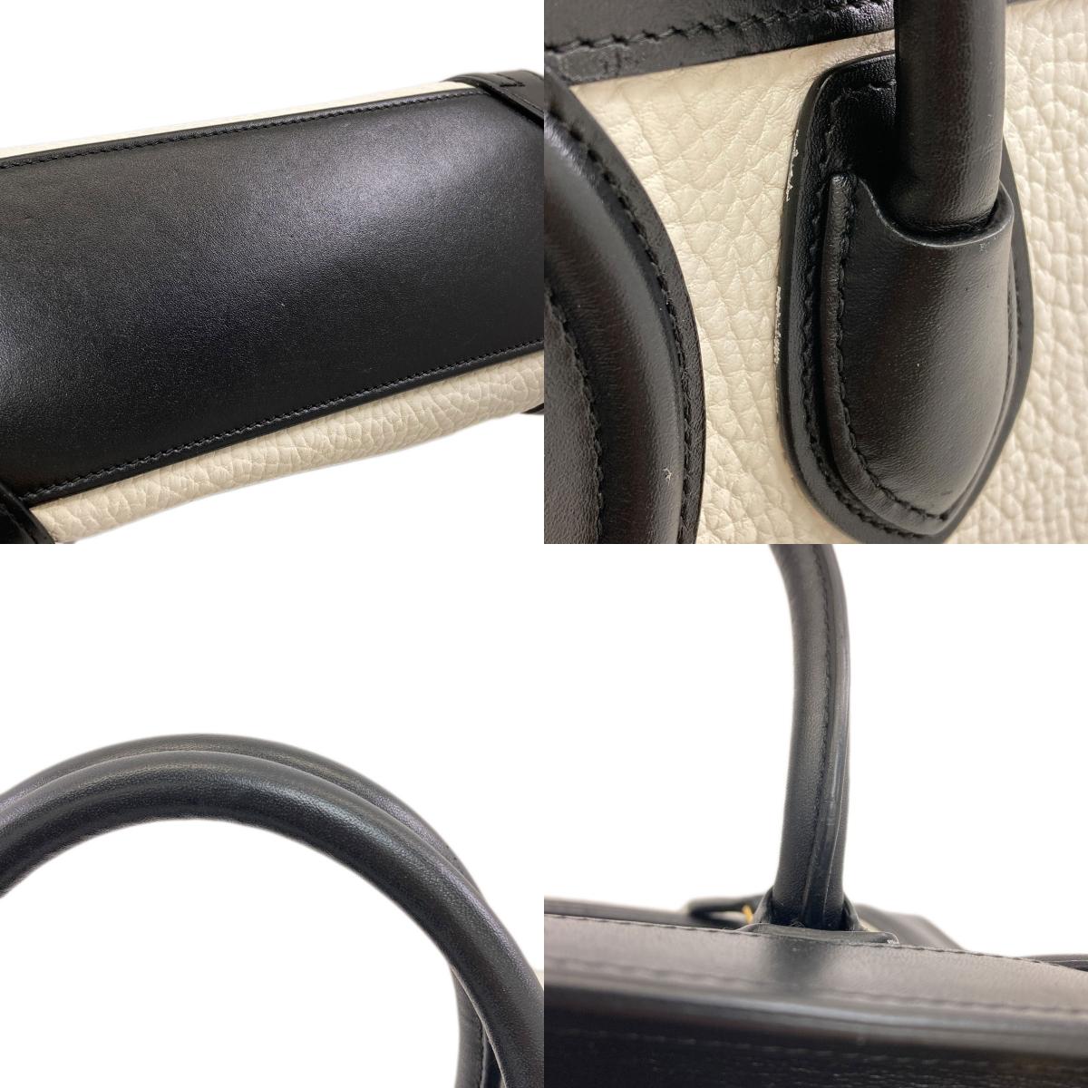 CELINE Luggage nano 2 WAY Handbag Calf Ladies [Used]
