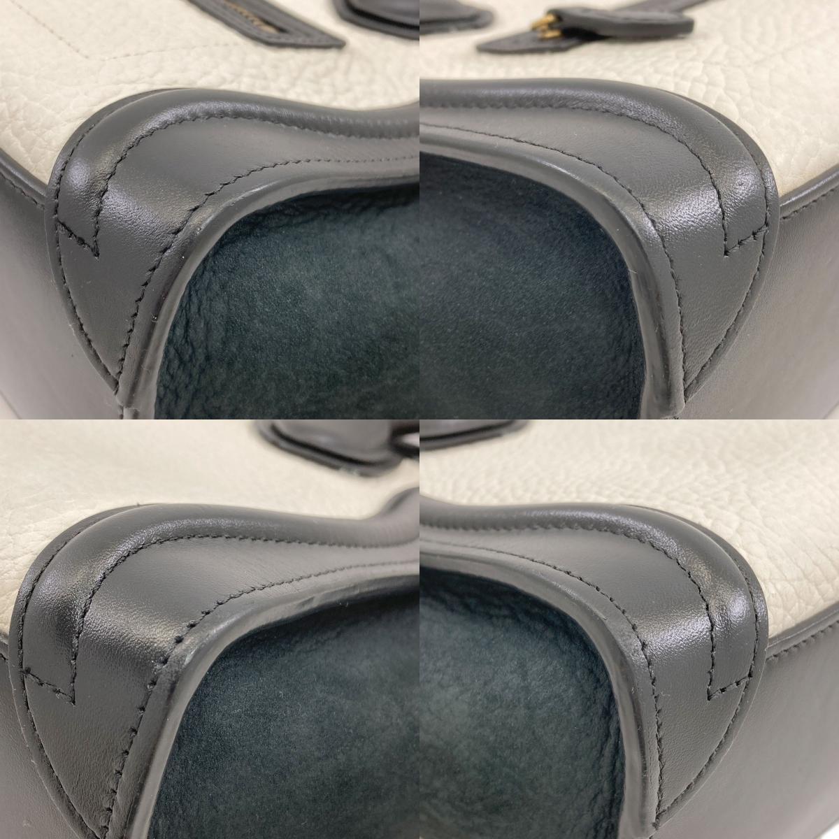 CELINE Luggage nano 2 WAY Handbag Calf Ladies [Used]