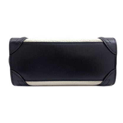 CELINE Luggage nano 2 WAY Handbag Calf Ladies [Used]