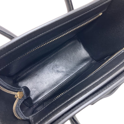 CELINE Luggage nano 2 WAY Handbag Calf Ladies [Used]