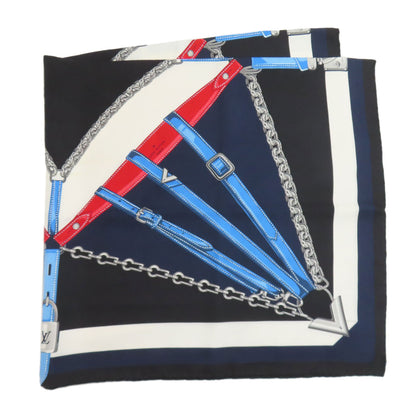 LOUIS VUITTON M78675 Carre Unchained Scarf Silk Ladies [Used]