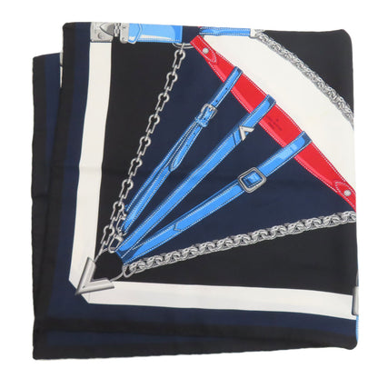 LOUIS VUITTON M78675 Carre Unchained Scarf Silk Ladies [Used]