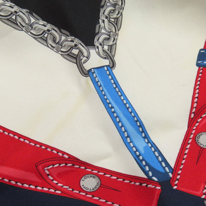 LOUIS VUITTON M78675 Carre Unchained Scarf Silk Ladies [Used]