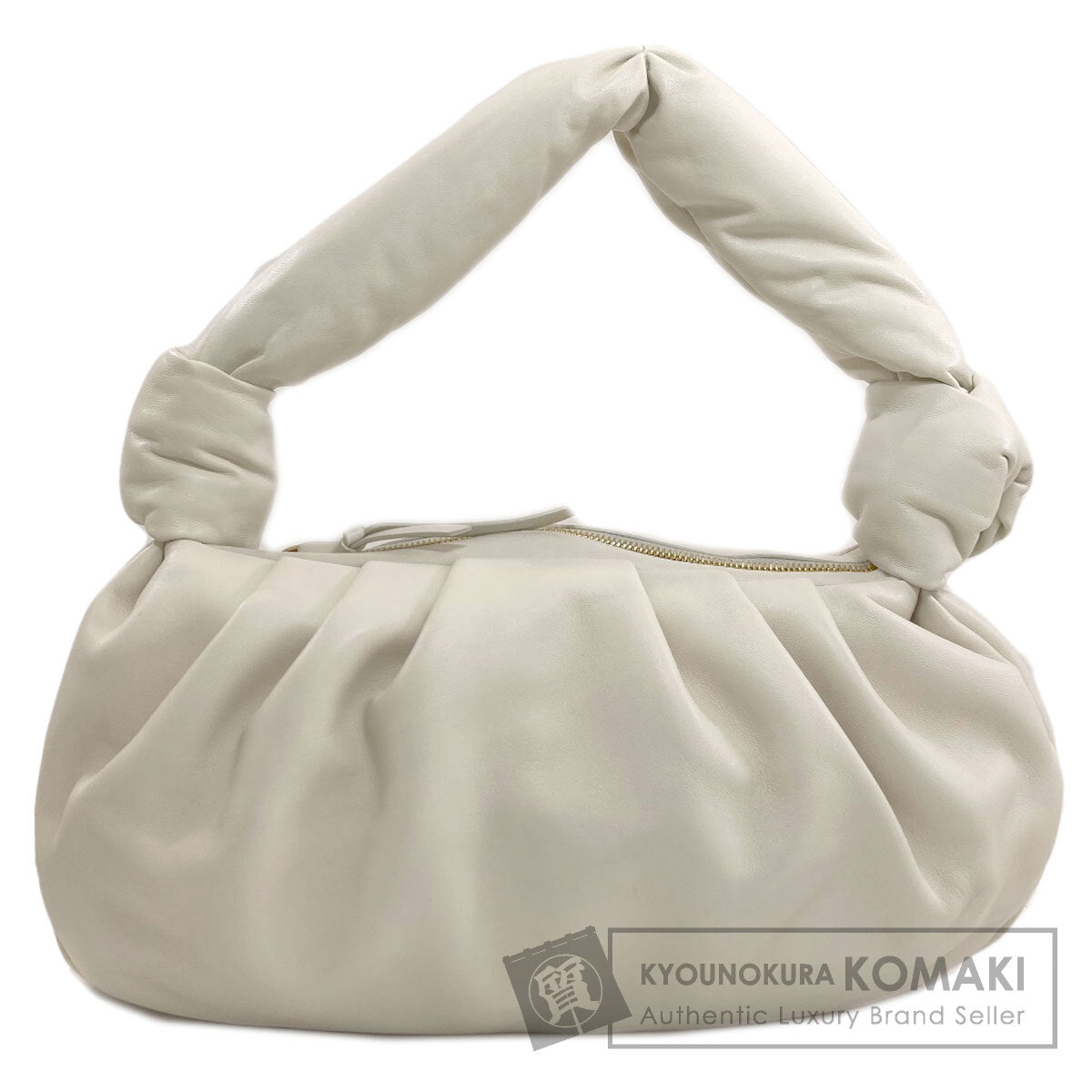 MIUMIU Knot Design Handbag Calf Ladies [Used]