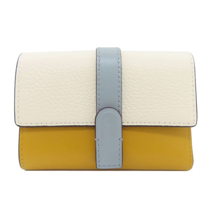 Furla アーチロゴ Tri-fold wallet (with Coin Pocket) Leather Ladies [Used]