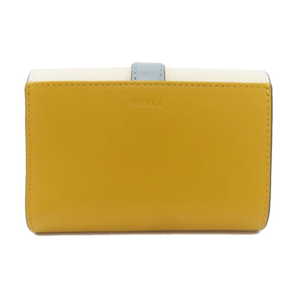 Furla アーチロゴ Tri-fold wallet (with Coin Pocket) Leather Ladies [Used]