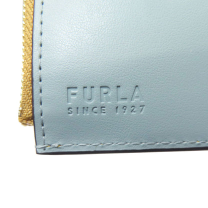 Furla アーチロゴ Tri-fold wallet (with Coin Pocket) Leather Ladies [Used]