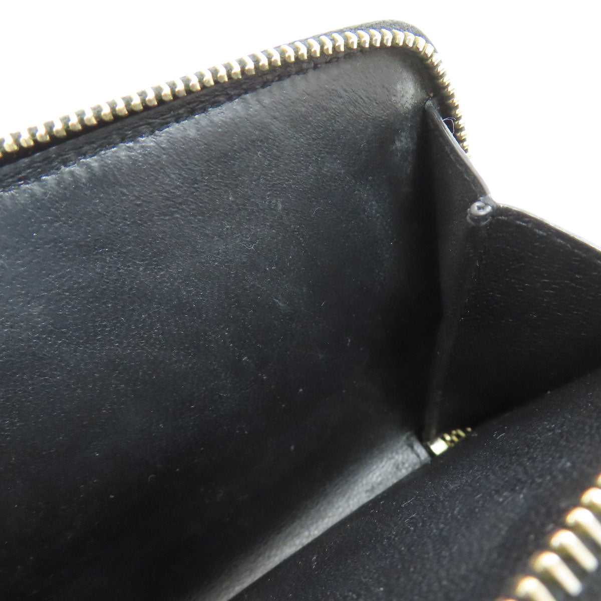 YVES SAINT LAURENT Cassandra Stitch Bifold Wallet with Coin Pocket Leather Ladies [Used]
