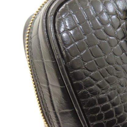 ADMJ Embossing Tote Bag Leather Ladies [Used]