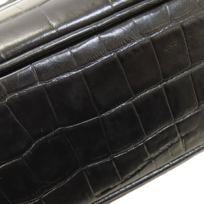 ADMJ Embossing Tote Bag Leather Ladies [Used]
