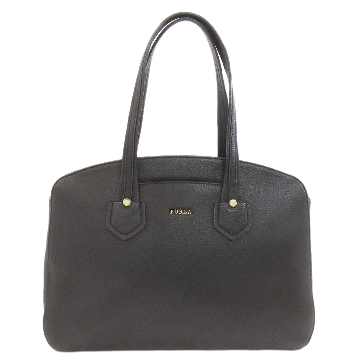 Furla logo Tote Bag Leather Ladies [Used]