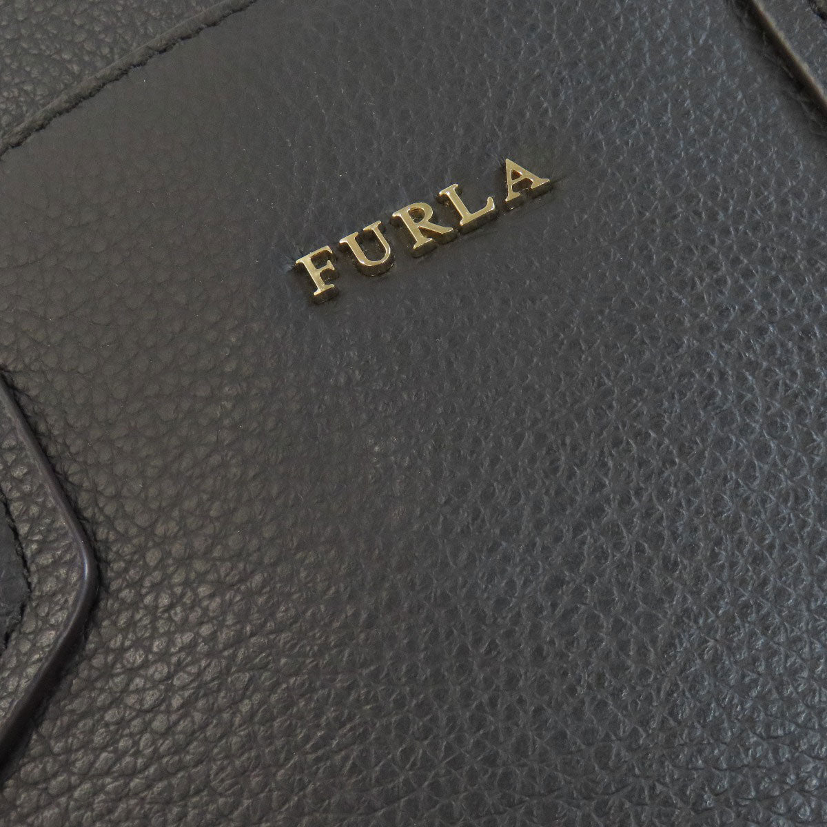 Furla logo Tote Bag Leather Ladies [Used]