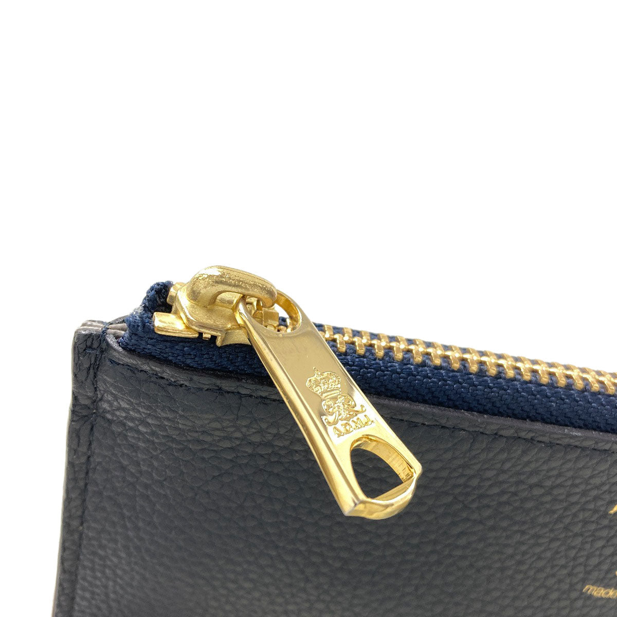 ADMJ logo Accessory pouch Leather Ladies [Used]
