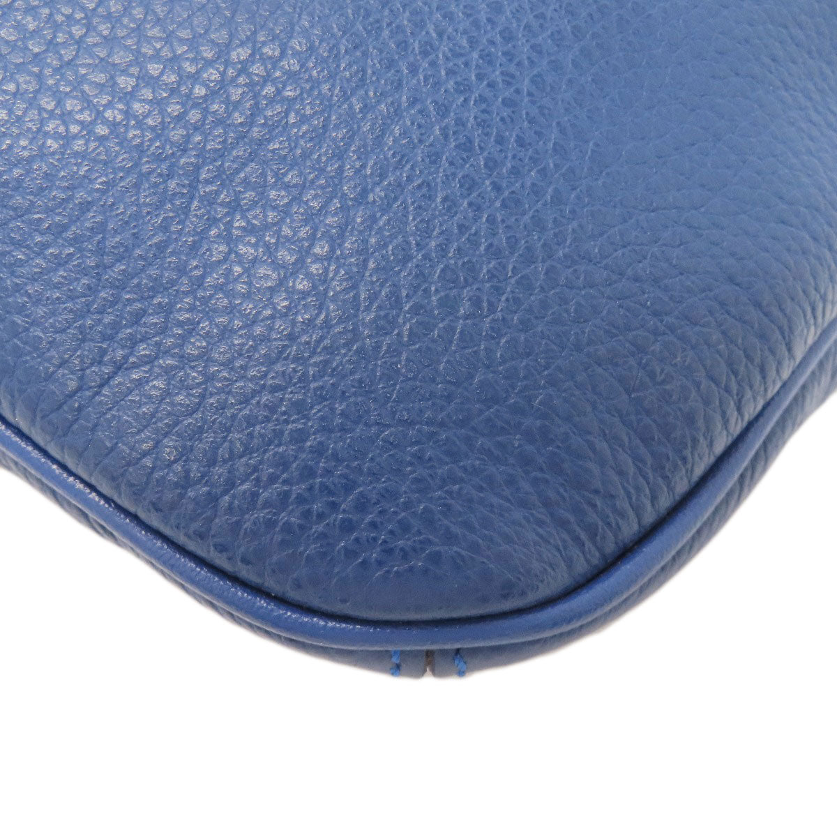 Longchamp logo Shoulder Bag Leather Ladies [Used]