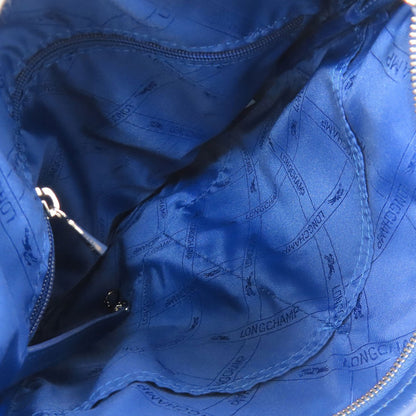 Longchamp logo Shoulder Bag Leather Ladies [Used]