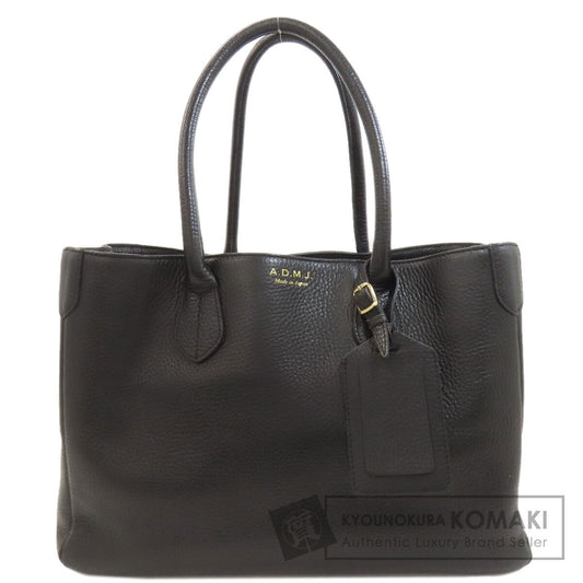 ADMJ logo Handbag Leather Ladies [Used]