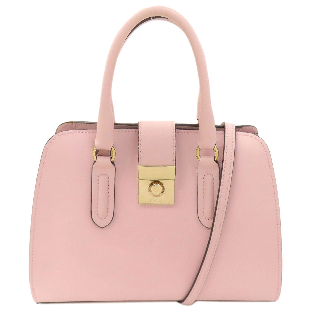 Furla Milan 2WAY Handbag Leather Ladies [Used]