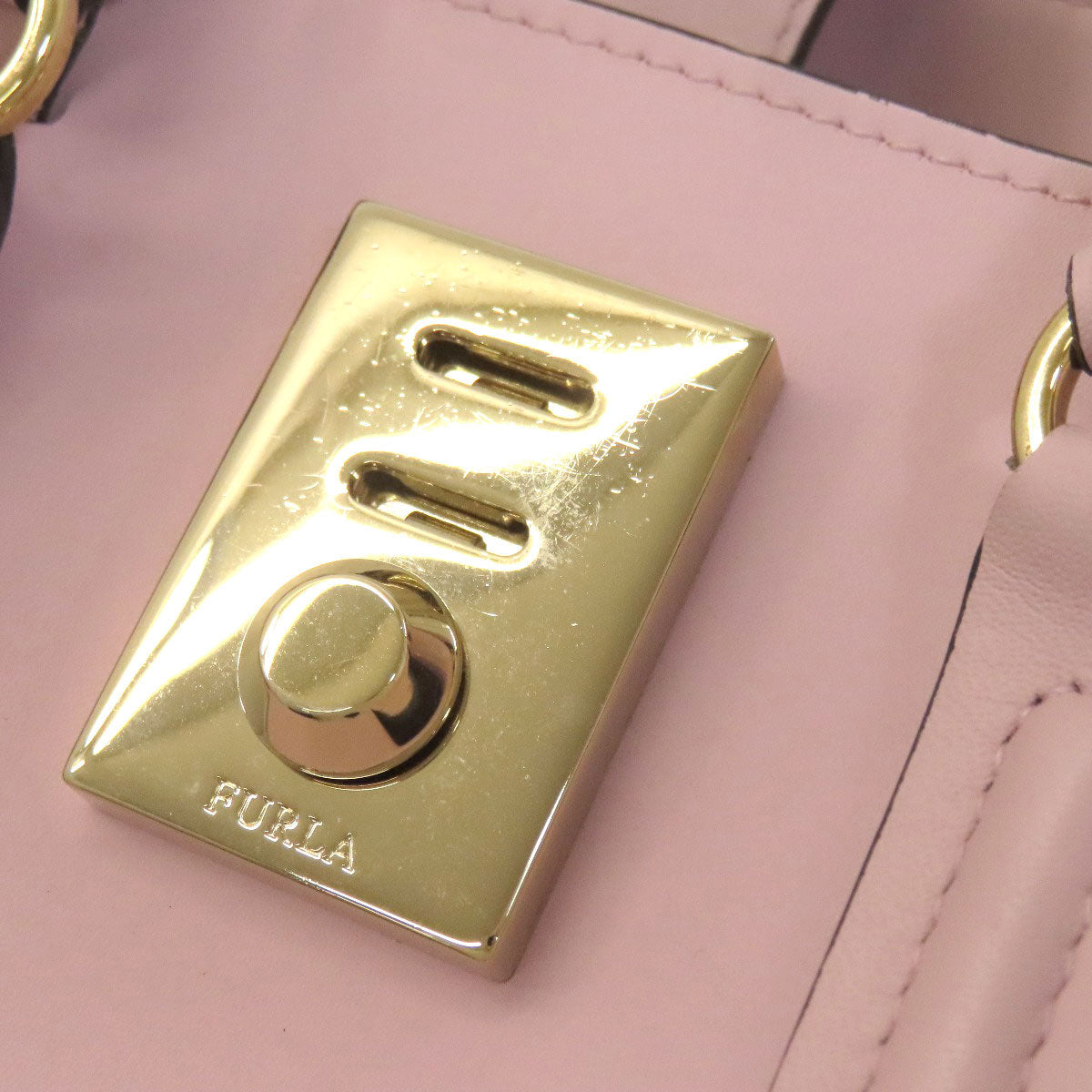Furla Milan 2WAY Handbag Leather Ladies [Used]