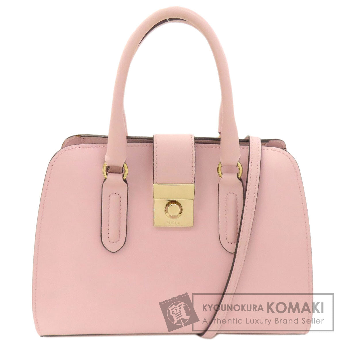Furla Milan 2WAY Handbag Leather Ladies [Used]
