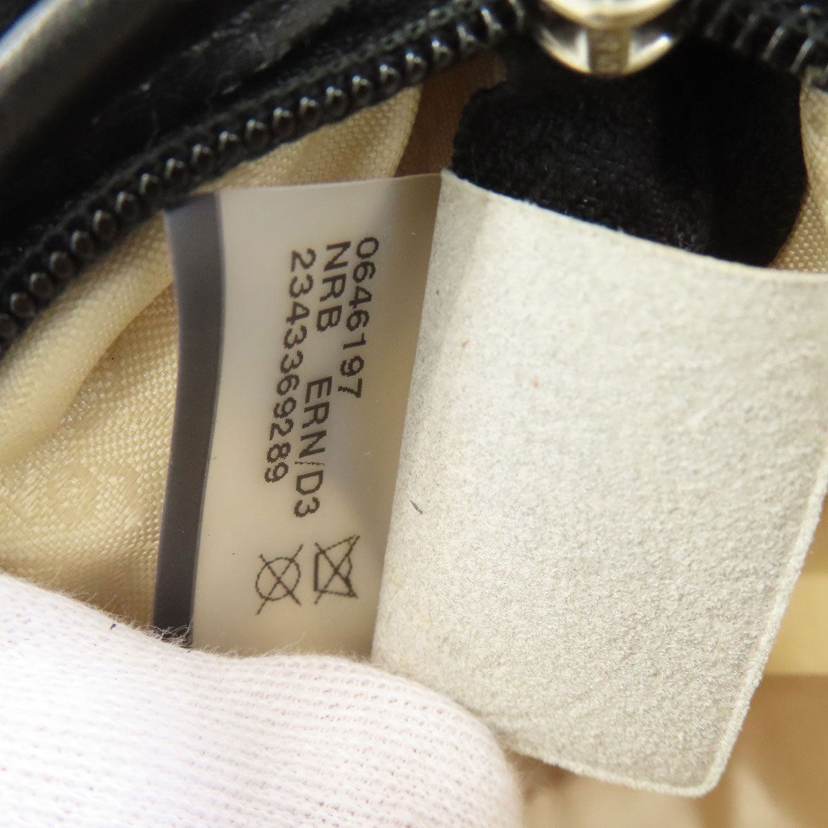Longchamp logo Handbag Canvas Ladies [Used]