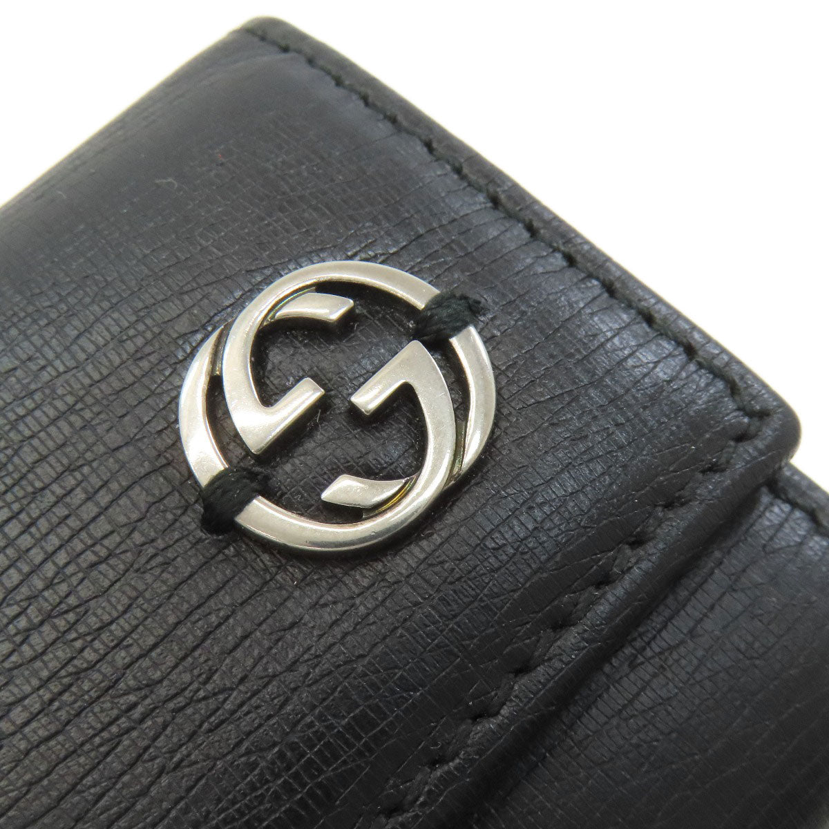 GUCCI 256337 Interlocking G key holder Leather Ladies [Used]