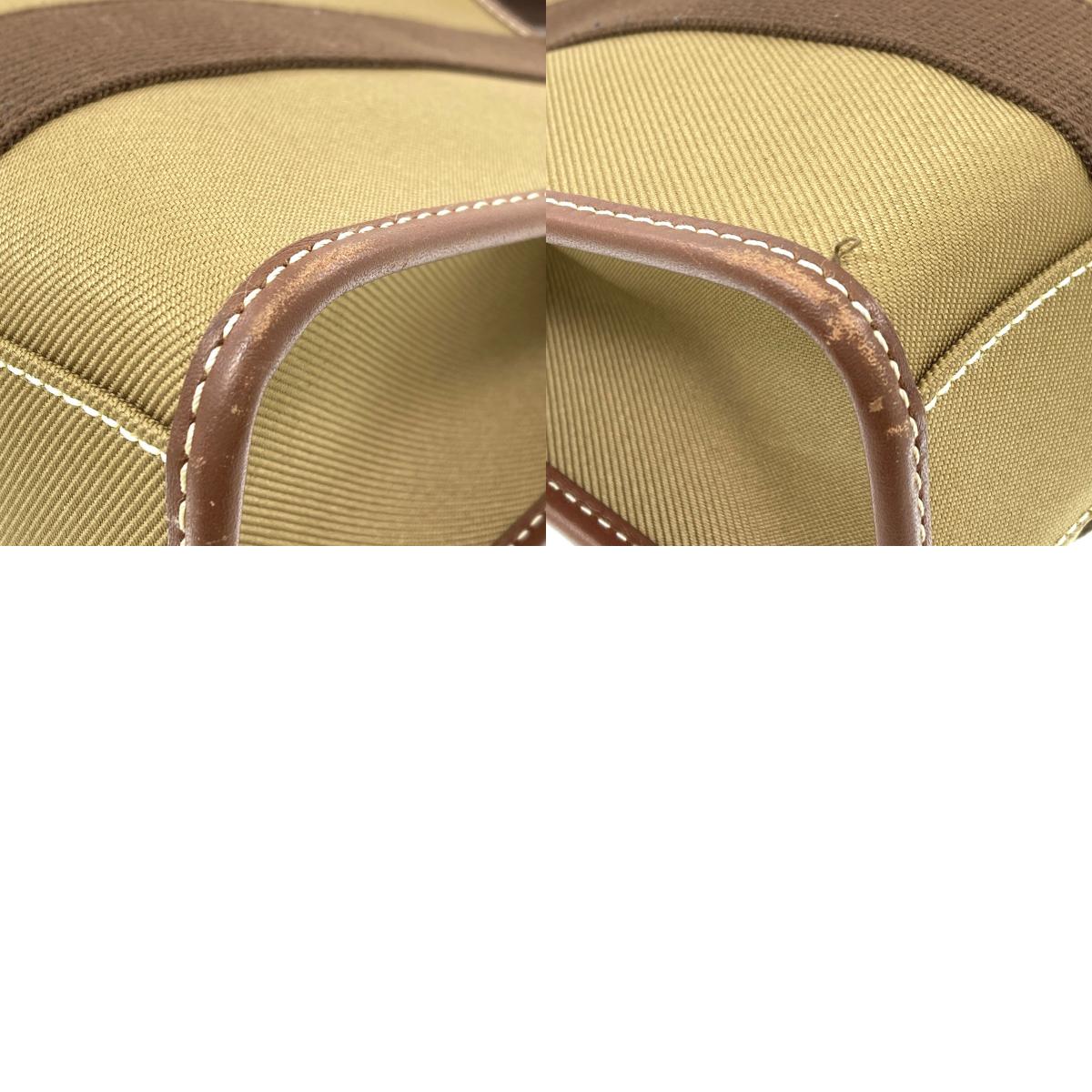 HUNTING WORLD logo Handbag Canvas Ladies [Used]