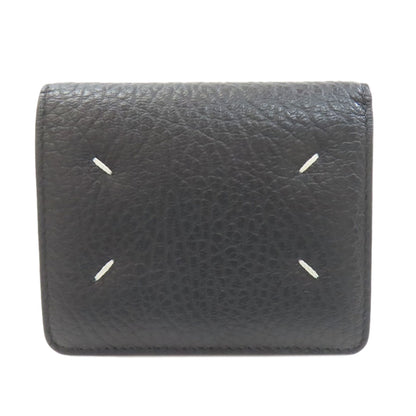 MaisonMargiela 4 stitches Bifold Wallet with Coin Pocket Leather Ladies [Used]
