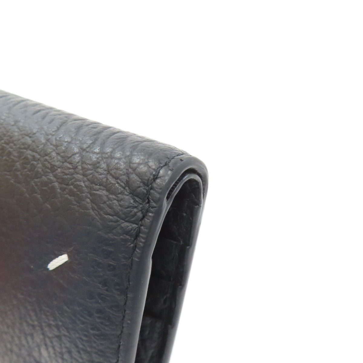 MaisonMargiela 4 stitches Bifold Wallet with Coin Pocket Leather Ladies [Used]