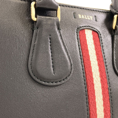 BALLY Barry Stripe 2WAY Handbag Leather Ladies [Used]