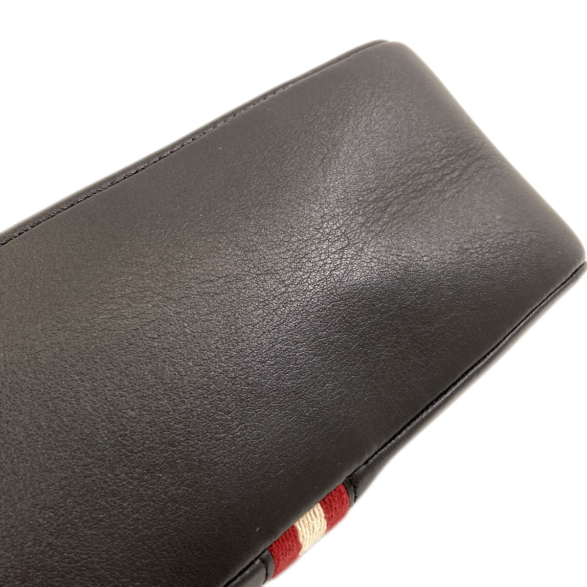 BALLY Barry Stripe 2WAY Handbag Leather Ladies [Used]