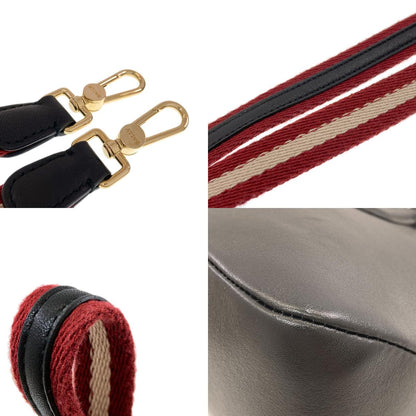 BALLY Barry Stripe 2WAY Handbag Leather Ladies [Used]