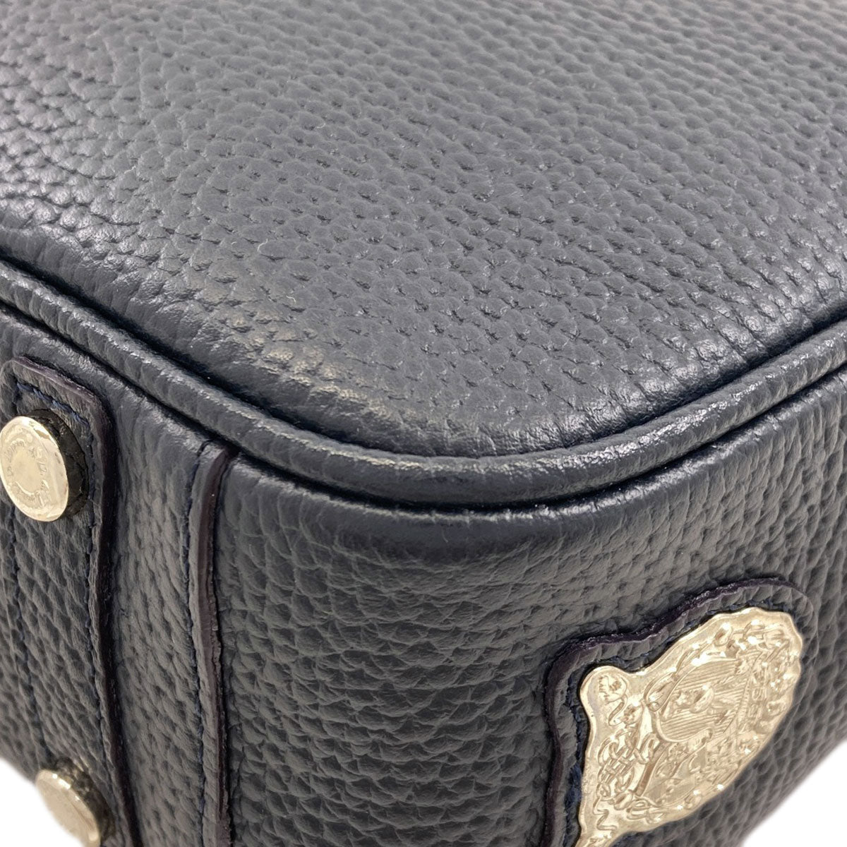 ADMJ logo Handbag Leather Ladies [Used]