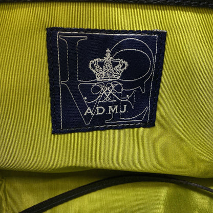 ADMJ logo Handbag Leather Ladies [Used]