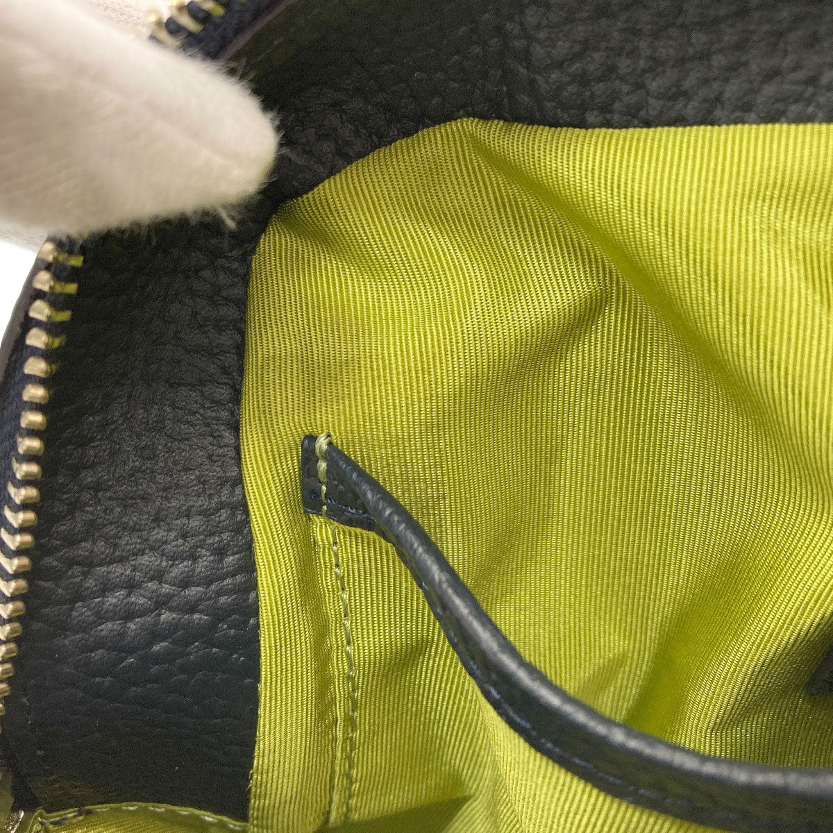 ADMJ logo Handbag Leather Ladies [Used]