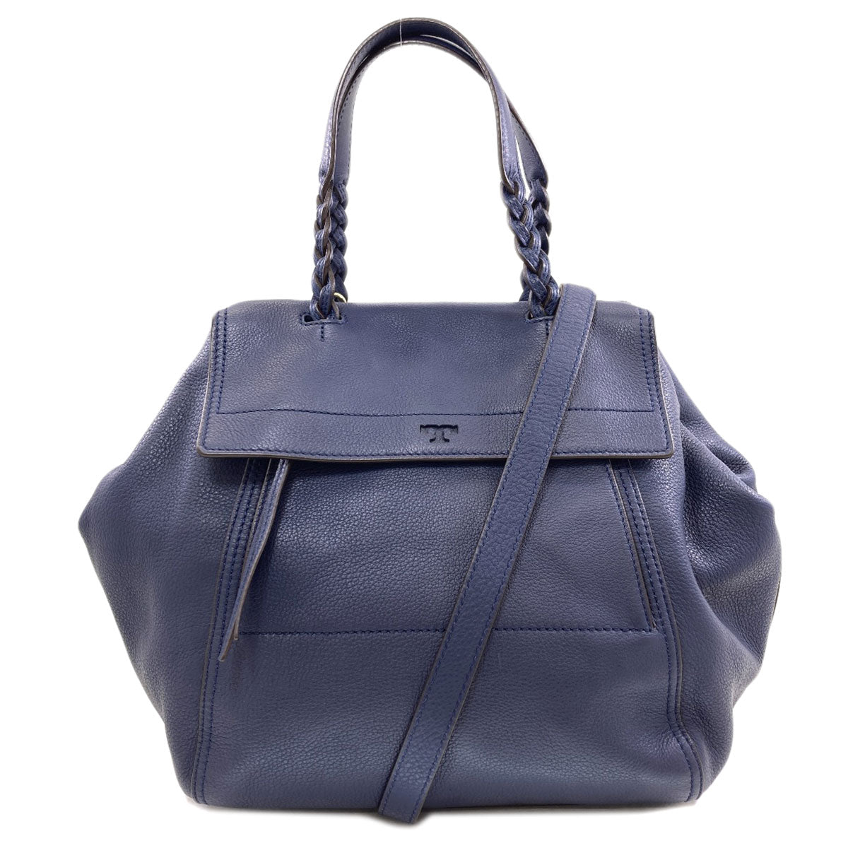 Tory Burch Half Moon 2WAY Handbag Leather Ladies [Used]