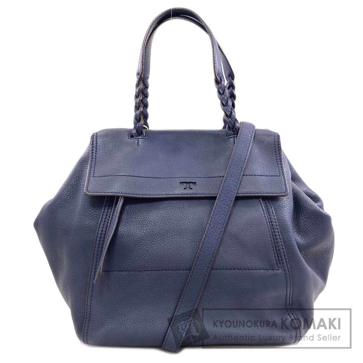 Tory Burch Half Moon 2WAY Handbag Leather Ladies [Used]